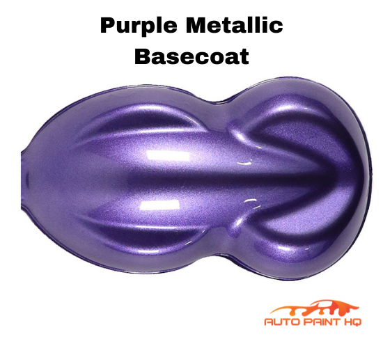 Purple Metallic Basecoat Clearcoat Quart Complete Paint Kit