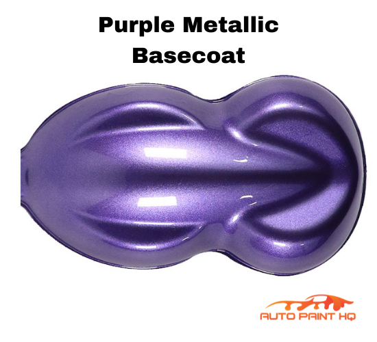 Purple Metallic Basecoat + Reducer Quart (Basecoat Only) Auto Paint Kit