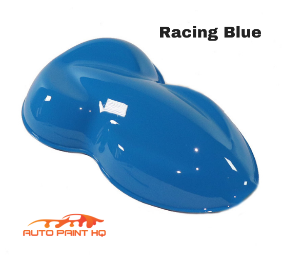 High Gloss Racing Blue 2K Acrylic Urethane Single Stage Gallon Paint Kit