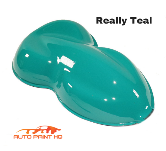 Really Teal Basecoat + Reducer Quart (Basecoat Only) Motorcycle Auto Paint