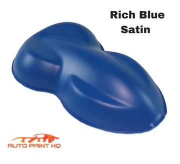 Satin Hot Rod Rich Blue Gallon 2K Urethane Single Stage Car Auto Paint Kit