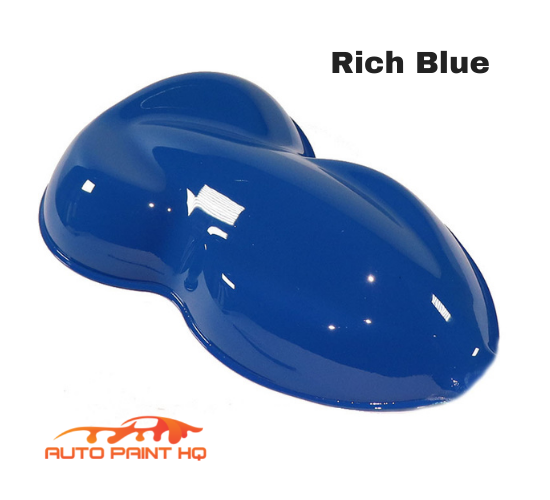 High Gloss Rich Blue 2K Acrylic Urethane Single Stage Gallon Paint Kit