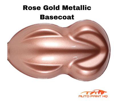 Rose Gold Metallic Basecoat With Reducer Gallon (Basecoat Only) Paint Kit