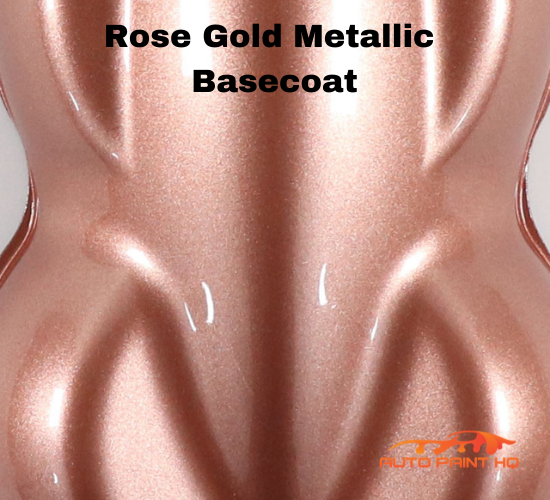 Rose Gold Metallic Basecoat + Reducer Quart (Basecoat Only) Auto Paint Kit