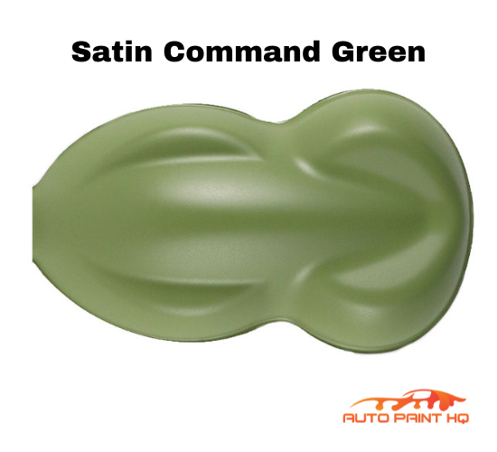 Satin Hot Rod Command Green Gallon 2K Urethane Single Stage Car Auto Paint Kit