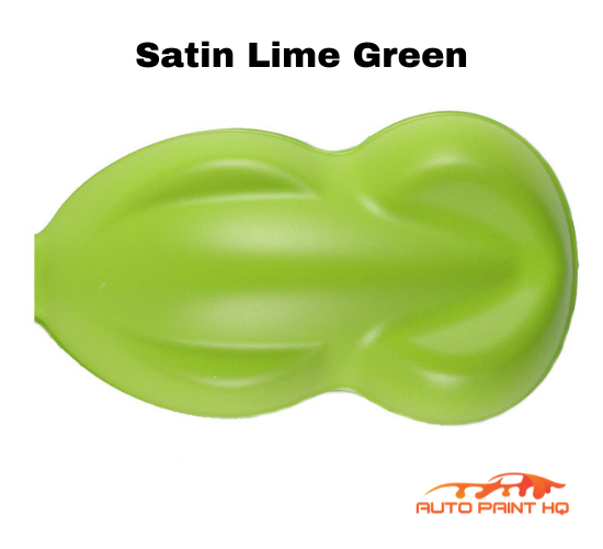 Satin Hot Rod Lime Green Gallon 2K Urethane Single Stage Car Auto Paint Kit