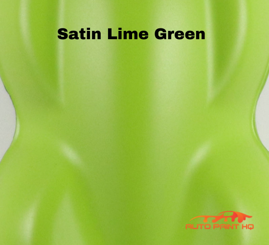 Satin Hot Rod Lime Green Gallon 2K Urethane Single Stage Car Auto Paint Kit