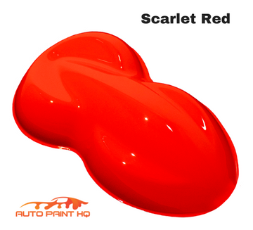 Scarlet Red Basecoat Clearcoat Complete Gallon Kit - Auto Paint HQ