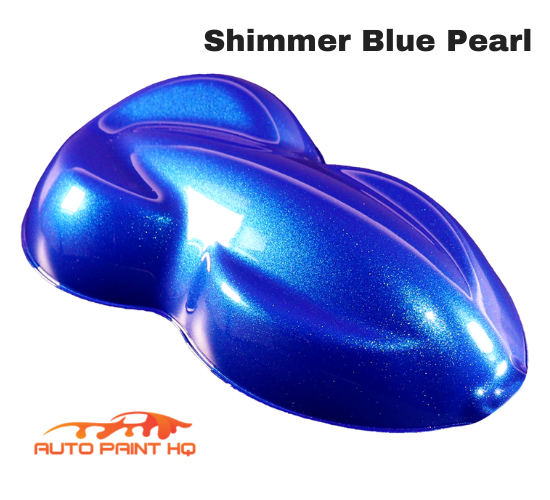 Shimmer Blue Pearl Basecoat With Reducer Gallon (Basecoat Only) Car Auto Paint - Auto Paint HQ