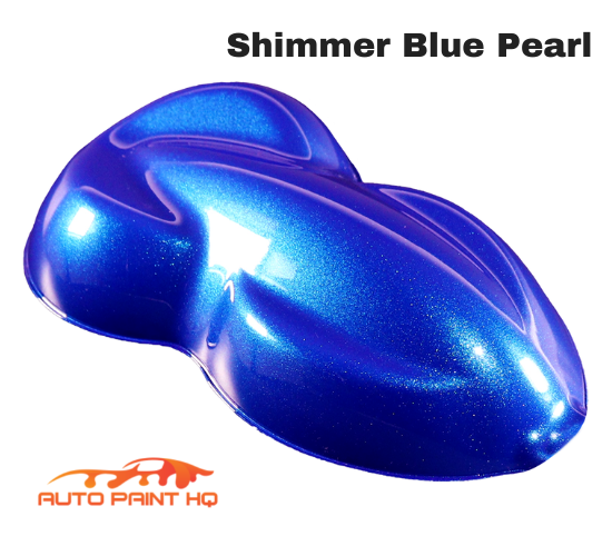 Shimmer Blue Pearl Basecoat Clearcoat Quart Car Motorcycle Automotive Paint Kit - Auto Paint HQ