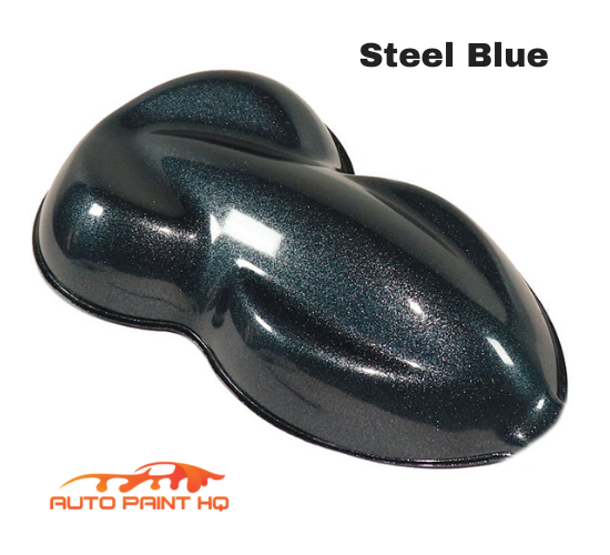 High Gloss Heavy Metal Steel Blue 2K Urethane Single Stage Gallon Paint Kit