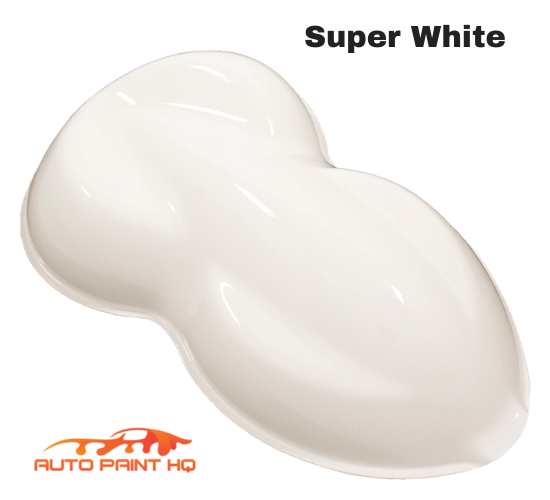 Super White Basecoat + Reducer Quart (Basecoat Only) Motorcycle Auto Paint Kit - Auto Paint HQ