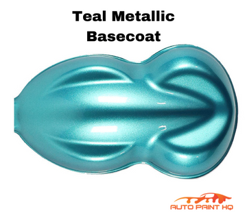 Teal Metallic Basecoat With Reducer Gallon (Basecoat Only) Paint Kit - Auto Paint HQ