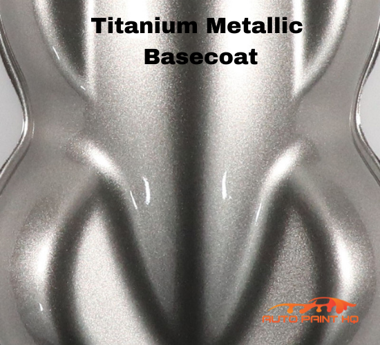 Titanium Metallic Basecoat Clearcoat Complete Gallon Kit - Auto Paint HQ